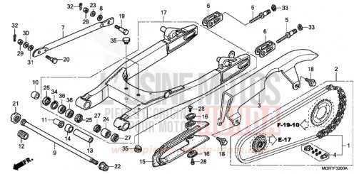 BRAS OSCILLANT VT750SB de 2011